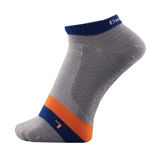 Dmyth Premium Support Socks NoShow Stripe Gray ถุงเท้ากอล์ฟ