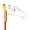  LEKI Ultratrail Fx.One Superlite Bright Red-Neonyellow-Naturalcarbon ไม้เทรลพับเก็บง่าย 7