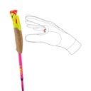 LEKI Ultratrail Fx.One Superlite Neonpink-Neonyellow-Naturalcarbon ไม้เทรลพับเก็บง่าย 7