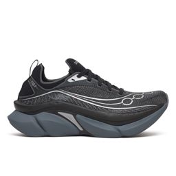 Saucony Unisex Endorphin Elite 3 Black/Gunmetal รองเท้าวิ่งมาราธอนมีแผ่นคาร์บอน