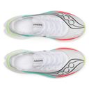 Saucony Men's Endorphin Pro 5 White/Multi รองเท้าวิ่งมาราธอน มีแผ่นคาร์บอน 5