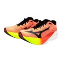 Mizuno Hyperwarp Pure Lava Orange / Black / Lightning Yellow  รองเท้าวิ่งคาร์บอน 8