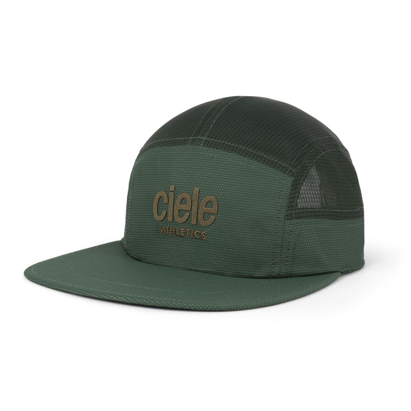CIELE GOCAP LONG BRIM EQ ATHLETICS EMERALD SPRUCE หมวกวิ่งพรีเมียม