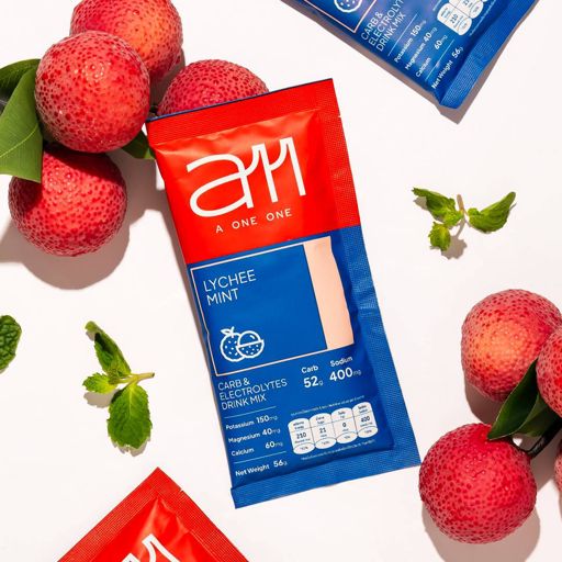 a11 Lychee Mint Carb & Electrolytes | ผงเครื่องดื่มคาร์โบไฮเดรตและเกลือแร่ รสลิ้นจี่มิ้นต์