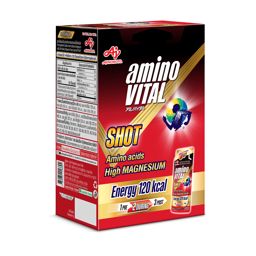 Amino VITAL Berry Blossom Shot อะมิโน ไวทัล เจลพลังงานผสมกรดอะมิโนพร้อมทาน กลิ่นเบอร์รี่ บลอสซัม 45 กรัม X 6 ซอง (แพ็ค)