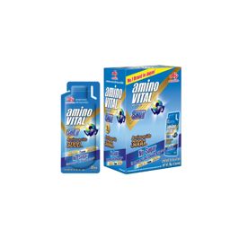 amino VITAL Blue Shot อะมิโน ไวทัล เจลพลังงานผสมกรดอะมิโนพร้อมทาน กลิ่นองุ่น 36 กรัม 6 ซอง (แพ็ค)