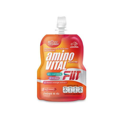 amino VITAL FIIT | เจลกรดอะมิโน BCAA ช่วยเผาผลาญไขมันและรักษากล้ามเนื้อ 90 กรัม 1 ซอง
