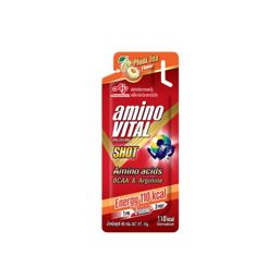 amino VITAL Plum Shot อะมิโน ไวทัล เจลพลังงานผสมกรดอะมิโนพร้อมทาน กลิ่นชาบ๊วย 45 กรัม 1 ซอง