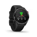 Garmin Approach S62 Black Ceramic with Black Silicone Band 4