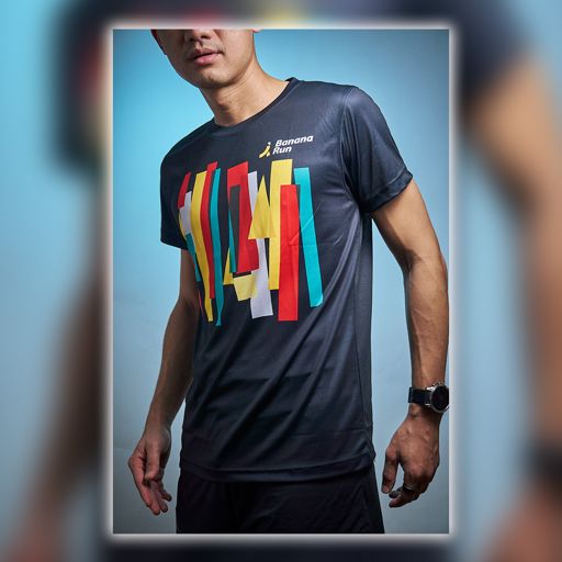 Bananarun City Run T-shirt Black เสื้อวิ่ง
