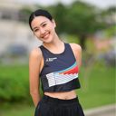 Bananarun Crop Track Run Black เสื้อวิ่ง 1