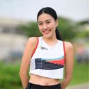 Bananarun Crop Track Run White เสื้อวิ่ง 2