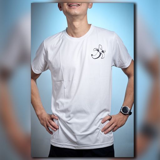 Bananarun T-shirt Lifestyle White เสื้อวิ่ง