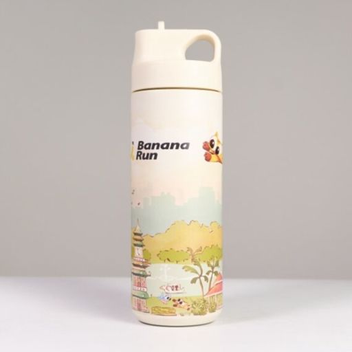 BananaRun Tumbler 550ML เก็บความเย็น BananaRun 550 ML สแตนเลส 2 ชั้น พกพาสะดวก