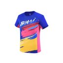 Bmai Men's Race T-Shirt Night Blue/Vigor Pink/Apricot Yellow 1