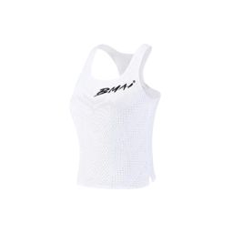 Bmai Women's Running Racing Vest A+2024 White เสื้อวิ่ง