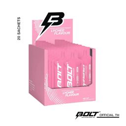Bolt Energy Gel Lychee เจลพลังงานรสลิ้นจี่ 1 กล่องบรรจุ 20 ซอง