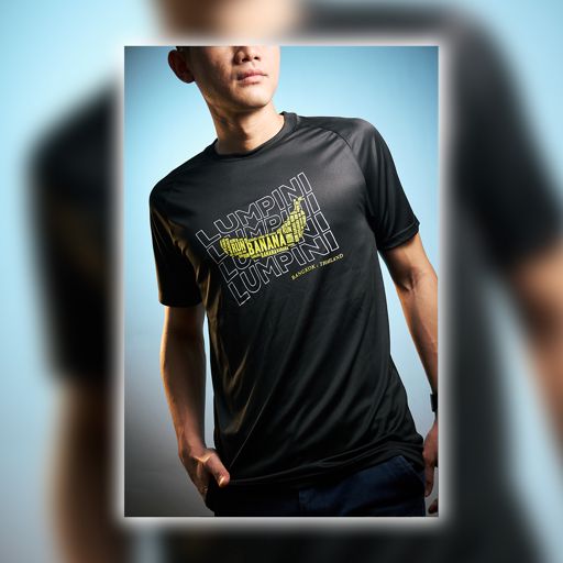T-Shirt Lumpini Bangkok Black เสื้อยืด