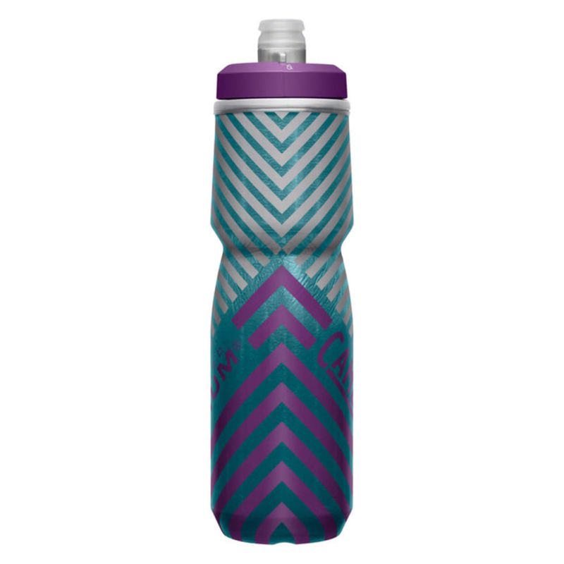 CameBak Podium Chill Outdoor 24oz Bottle Teal Stripe ขวดน้ำเก็บอุณหภูมิ