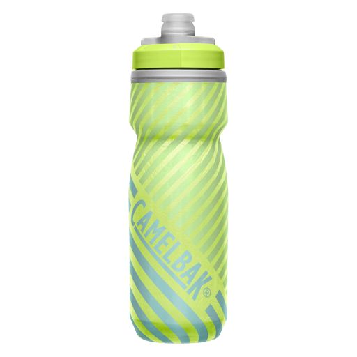 CamelBak Podium Chill Outdoor Bottle 21oz Lime/Blue Stripe ขวดน้ำเก็บอุณหภูมิ