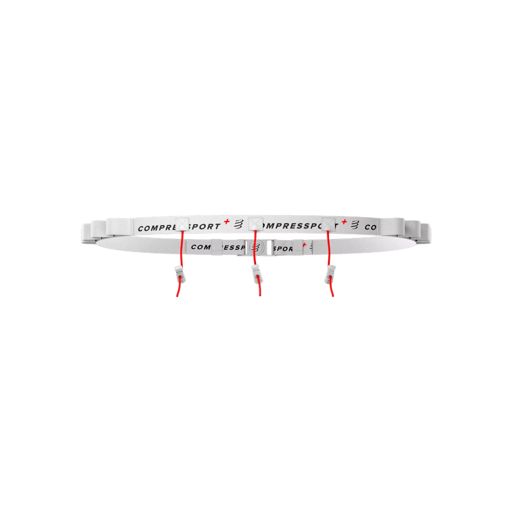 Compressport Race Belt White