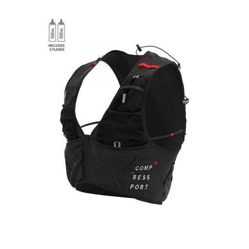Compressport Ultrun S Pack Evo 15 Black เป้น้ำวิ่งเทรล