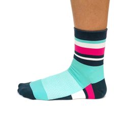 T8 Mix Match Socks - Cyan ถุงเท้าสำหรับนักวิ่ง