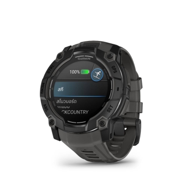 Garmin Instinct 3 - 50 mm AMOLED Black with Charcoal Band
