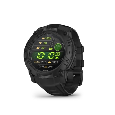 Garmin Instinct 3 – 50 mm, AMOLED, Tactical Edition Black with Black Band สมาร์ทวอทช์ GPS