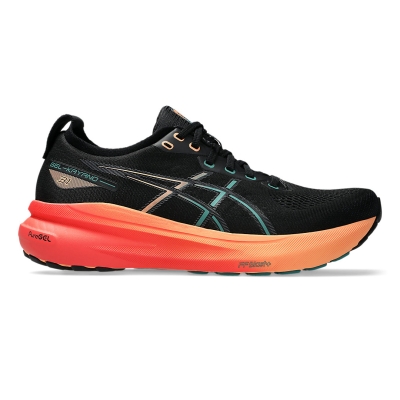 Asics Men's Gel-Kayano 31 Wide Black/Rainy Lake รองเท้าวิ่ง