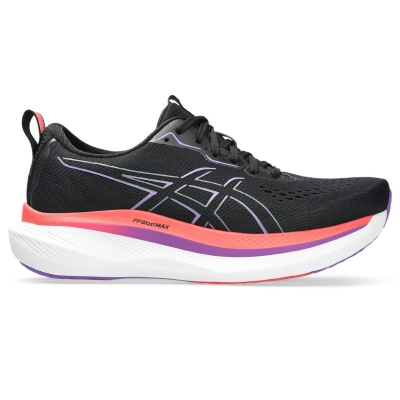 Asics Men's Glideride Max Black/Flash Red | รองเท้าวิ่งซัพพอร์ตสำหรับผู้ชาย