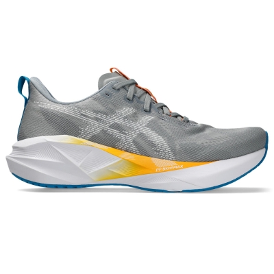 Asics Men's Novablast 5 Wide Gravel/White รองเท้าวิ่งผู้ชาย หน้าเท้ากว้าง