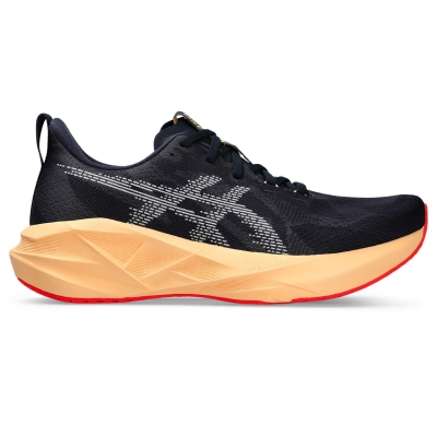 Asics Men's Novablast 5 Wide Midnight/Orange Glow | รองเท้าวิ่งหน้ากว้าง