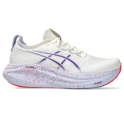 Asics Men's Gel-Nimbus 27 Tokyo Cream/Edo Purple | รองเท้าวิ่งที่นุ่มสบายที่สุด