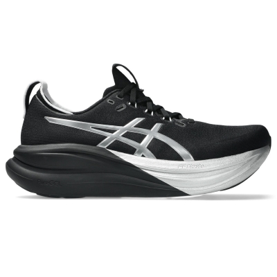 Asics Men's Gel-Nimbus 28 Platinum Platinum/Black รองเท้าวิ่งผู้ชาย