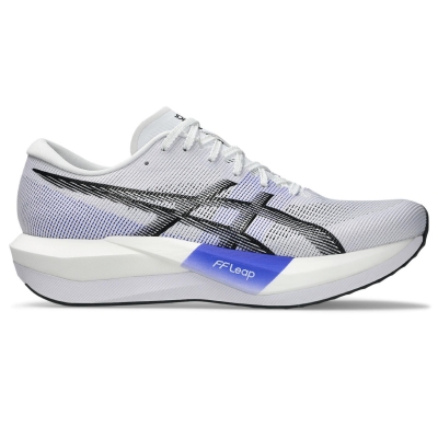Asics Unisex Magic Speed 5 White/Black รองเท้าวิ่งคาร์บอน สำหรับซ้อมเร็ว