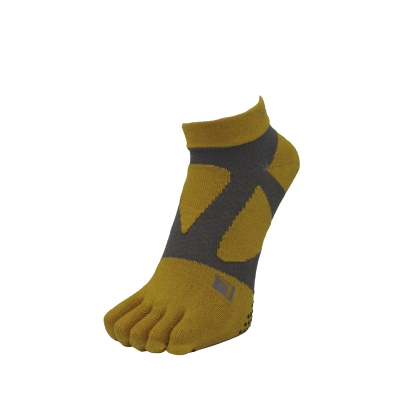 YAMAtune Spider Arch Short 5Toe Anti-Slip Dots Gold ถุงเท้าแยกนิ้ว