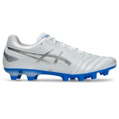 Asics Unisex DS Light Pro White/Pure Silver รองเท้าฟุตบอล
