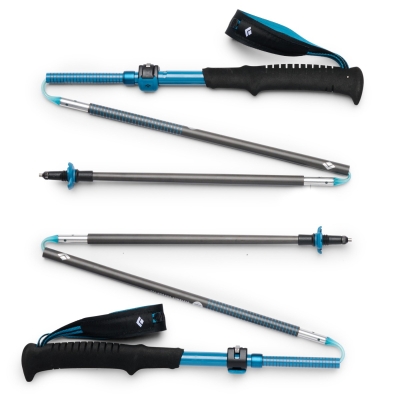 Black Diamond Distance Carbon FLZ Trekking Poles Desert Sky ไม้เท้าวิ่งเทรลคาร์บอนพับได้