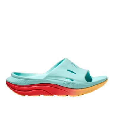 Hoka Unisex Ora Recovery Slide 3 Cloudless / Cerise รองเท้าแตะสุขภาพ