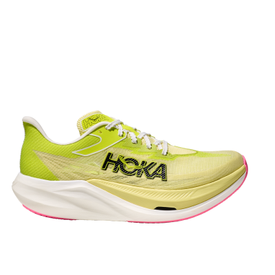 Hoka Unisex Rocket X 3 Sunlight / Neon Hoka Citrus | รองเท้าวิ่งคาร์บอน