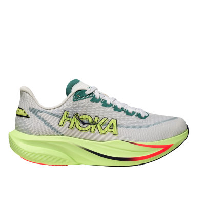 รองเท้าวิ่ง HOKA Mach 7 Wide ผู้หญิง สีฟ้า‑เหลืองนีออน