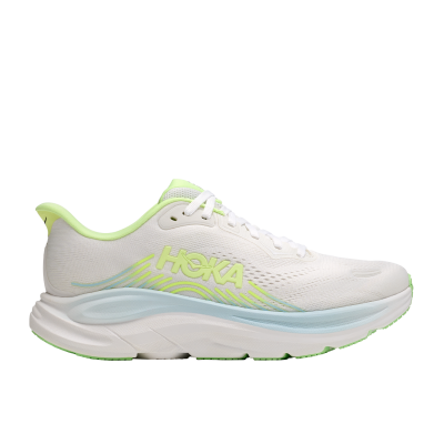 Hoka Women's Clifton 11 Wide Frost / Neon Yuzu  รองเท้าวิ่งผู้หญิงสายซัพพอร์ต