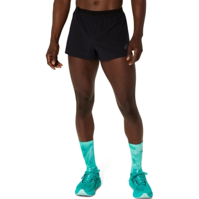 Asics Men's Metarun Split Short Performance Black | กางเกงวิ่งชายน้ำหนักเบา ระบายอากาศดีเยี่ยม