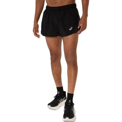 Asics Men's Asics Silver Split Short Performance Black กางเกงวิ่งผู้ชาย