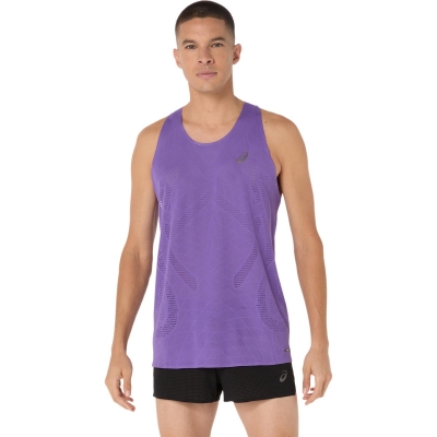 Asics Men's Metarun Singlet Edo Purple | เสื้อกล้ามวิ่ง