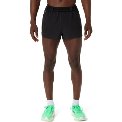 Asics Men's Metarun Split Short Performance Black 2026 กางเกงวิ่งผู้ชาย