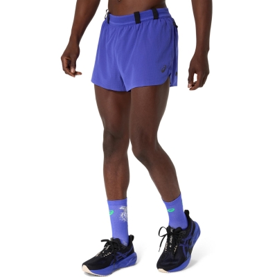 Asics Men's Metarun Split Short Cobalt Burst กางเกงวิ่งผู้ชาย