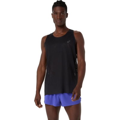 Asics Men's Metarun Singlet Performance Black 2026 เสื้อวิ่งผู้ชาย