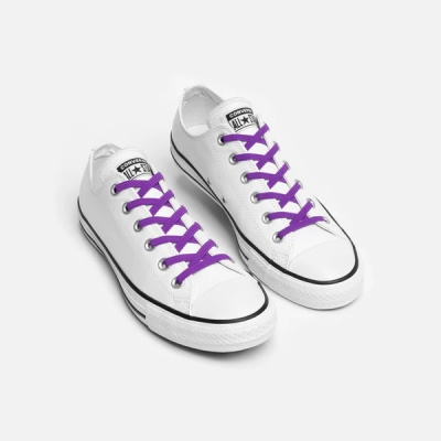 Xpand Original No-Tie Flat Lacing System-Purple เชือกรองเท้าแบบไม่ต้องผูก